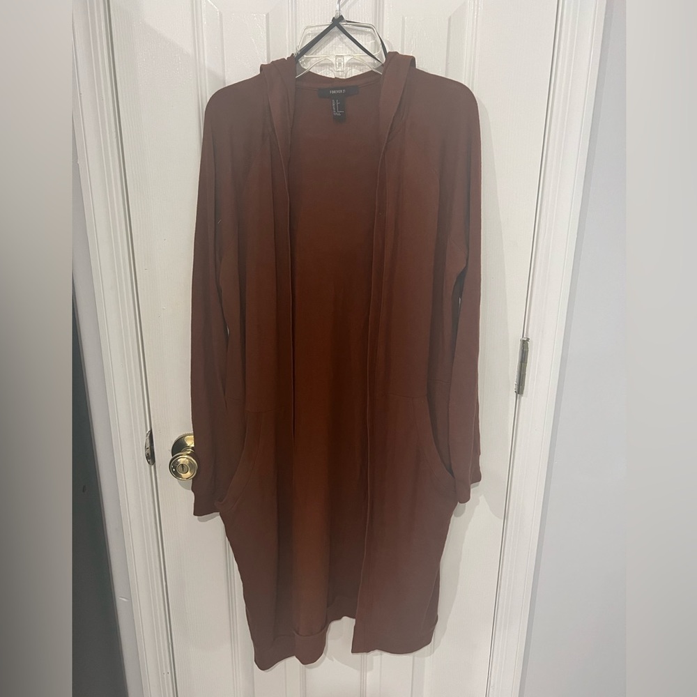 Forever 21 cardigan hoodie